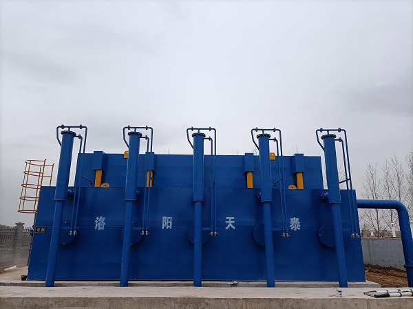 信陽水利局600T/H一體化凈水設備安裝 調試 完成 出水達標